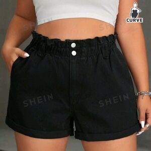 Shein denim shorts size 2x/16